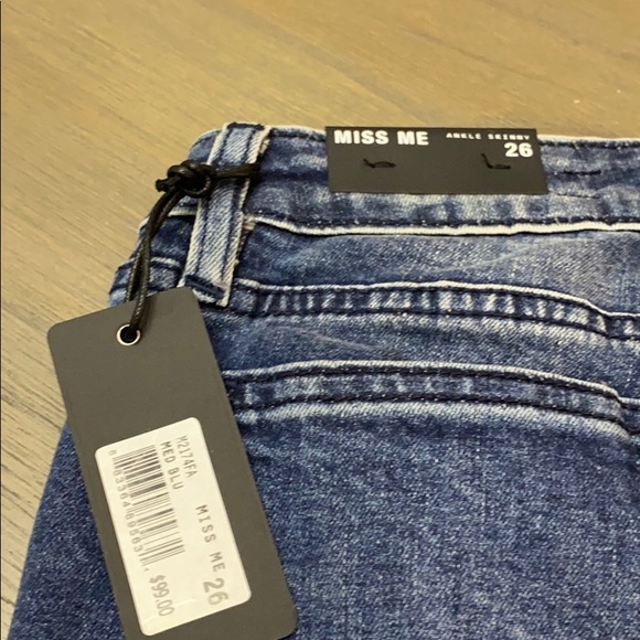 🎉HP🎉NWT! Miss Me “Ankle Skinny” w decorative - Picture 10 of 16
